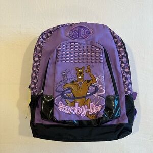 RARE Deadstock Cartoon Network 2001 Scooby-Doo Purple Kids Backpack